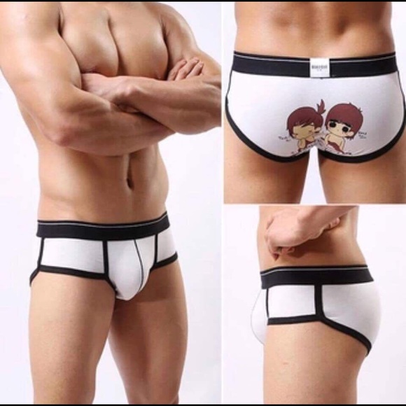 Men’s print brief underwear - Picture 2 of 2